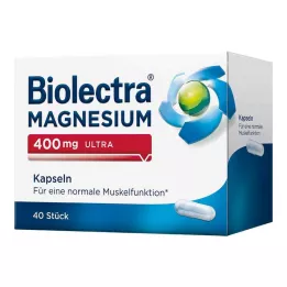 BIOLECTRA Magnesium 400 mg ultrakapselit, 40 kpl