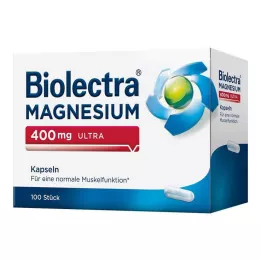 BIOLECTRA Magnesium 400 mg ultrakapselit, 100 kpl