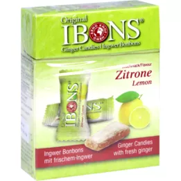 IBONS Lemon Ginger Chews Alkuperäinen laatikko, 60 g