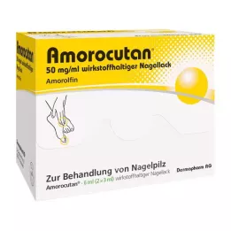 AMOROCUTAN 50 mg/ml lääkekynsilakka, 6 ml