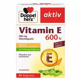 DOPPELHERZ E-vitamiini 600 N pehmeät kapselit, 80 kpl