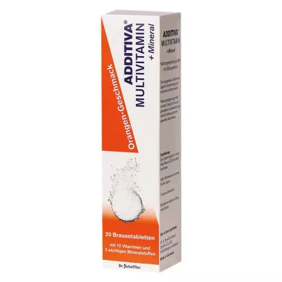 ADDITIVA Multivit.+Mineral Orange R poretabletit, 20 kpl ADDITIVA Multivit.+Mineral Orange R poretabletit, 20 kpl