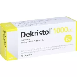 DEKRISTOL 1000, ts. Tabletit, 50 kpl