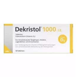 DEKRISTOL 1 000 IU tabletit, 50 kpl