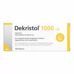 DEKRISTOL 1 000 IU tabletit, 100 kpl