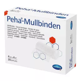 PEHA-MULLBINDE 4 cm x 4 m, 1 kpl