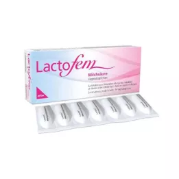 LACTOFEM Maitohappoa sisältävät emättimen peräpuikot, 14 kpl