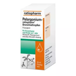 PELARGONIUM-RATIOPHARM Keuhkoputkitipat, 20 ml