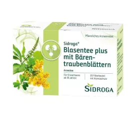 SIDROGA Virtsarakkotee plus karhunmarjan lehdillä, 20X2,0 g