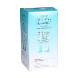 ETHANOL 70 % tilavuus/tilavuus Hofmanns, 200 ml