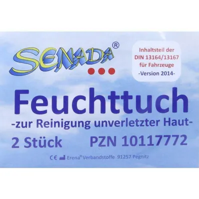 Senada kosteuspyyhkeet, 2 kpl Senada kosteuspyyhkeet, 2 kpl