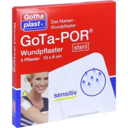 Gota-Por haavalaastari steriili 60x100 mm, 5 kpl