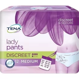 TENA LADY Housut Diskreet M, 12 kpl