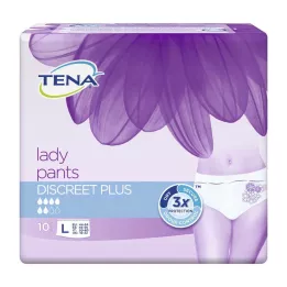 Tena Lady Pants Discreet Plus L Large, 10 kpl