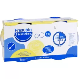 FRESUBIN 2 kcal Vaniljakermaa kupissa, 4X125 g