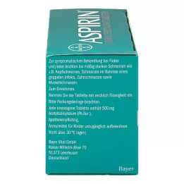 ASPIRIN 500 mg katettuja tabletteja, 40 kpl