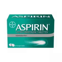 ASPIRIN 500 mg päällystetyt tabletit, 80 kpl