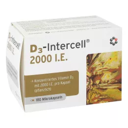D3-INTERCELL 2000 IU kapselit, 180 kpl