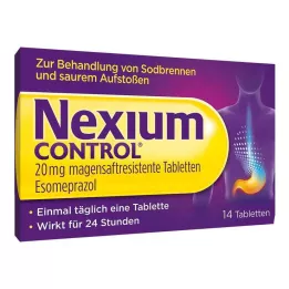 NEXIUM Kontrolli 20 mg enterotabletit, 14 kpl