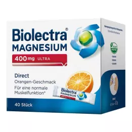 BIOLECTRA Magnesium 400 mg ultra Direct Orange, 40 kpl