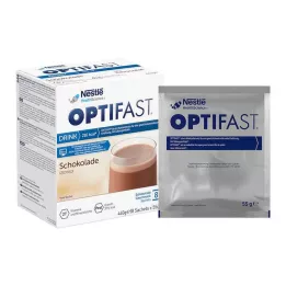 OPTIFAST Kotijuoma Suklaajauhe, 8X55 g