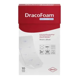 Dracofoam Infection Foam haavasuoja 10x20cm, 10 kpl
