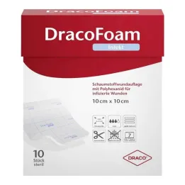 Dracofoam Infection Foam haavasuoja 20x20cm, 10 kpl