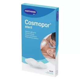 COSMOPOR steriili haavasidos 10x20 cm, 5 kpl
