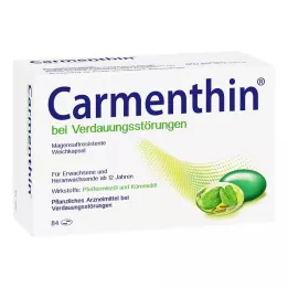 CARMENTHIN ruoansulatushäiriöihin msr.Pehmeät kapselit, 84 kpl