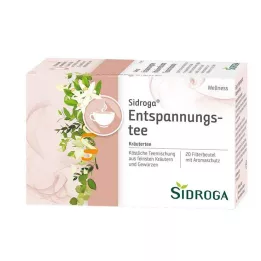 SIDROGA Wellness Relaxation -teesuodatinpussit, 20 x 1,75 g