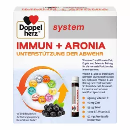 DOPPELHERZ Immun+Aronia-järjestelmän ampullit, 10 kpl