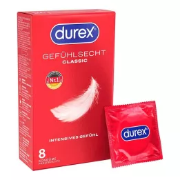 DUREX Gefühlsecht kondomit, 8 kpl