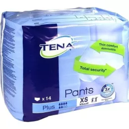 TENA PANTS Plus XS 50-70 cm Confiofit-kertakäyttöiset housut, 14 kpl