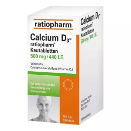 CALCIUM D3-ratiopharm purutabletit, 100 kpl