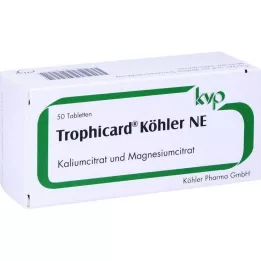 TROPHICARD Köhler NE Tabletit, 50 kpl