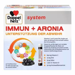 DOPPELHERZ Immun+Aronia-järjestelmän ampullit, 30 kpl