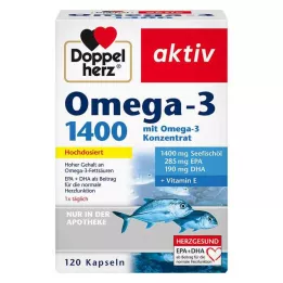 DOPPELHERZ Omega-3 1 400 kapselia, 120 kpl