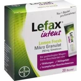 LEFAX Intego Lemon Fresh Mikro Granul.250 mg sim., 20 kpl