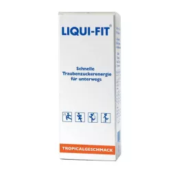 LIQUI FIT nestemäinen sokeriliuos Trooppinen pussi, 12 kpl