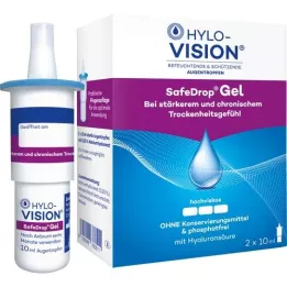 HYLO-VISION Safedrop -geelisilmäpisarat, 2x10 ml