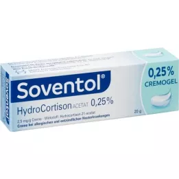SOVENTOL hydrokortisoniasetaatti 0,25% kermaa, 20 g