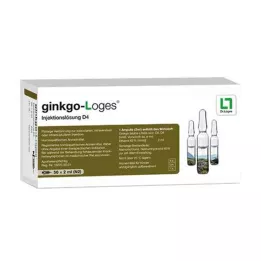 GINKGO-LOGES Injektioliuos D 4 ampullia, 50X2 ml
