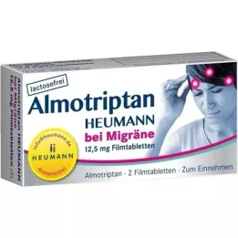 ALMOTRIPTAN Heumann migreeniin 12,5 mg kalvotabletit, 2 kpl