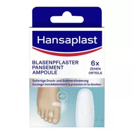 HANSAPLAST Läpipainolaastari pieni, 6 kpl
