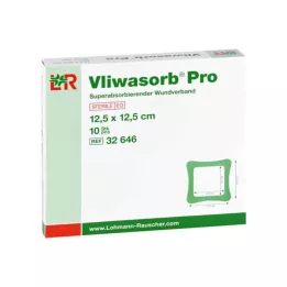 VLIWASORB Pro superabsorbentti steriili 12,5x12,5 cm, 10 kpl