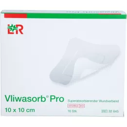 VLIWASORB Pro superabsorbentti steriili 10x10 cm, 10 kpl