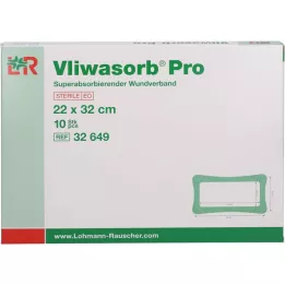 VLIWASORB Pro superabsorbentti steriili 22x32 cm, 10 kpl