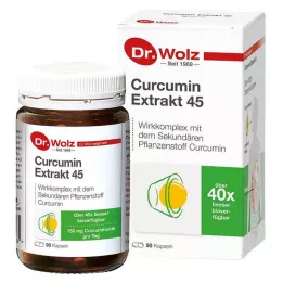 CURCUMIN EXTRAKT 45 Dr.Wolz kapselia, 90 kpl