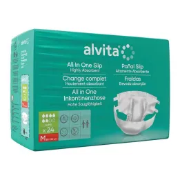 Alvita All-in-One inkontinenssihousut super medium päivä, 24 kpl