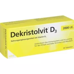 DEKRISTOLVIT D3 2000, ts. Tabletit, 60 kpl